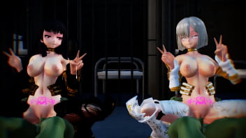 [20180528][MMD]XXX HK Knight Isokaze HamaKaze and Orcs