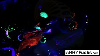 Black Light Rainy Night with Abigal Mac &amp Ava Addams!