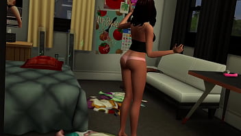 Alone in her room Sims 4 Porn Video