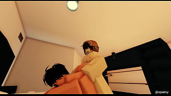 Femboy Gets Dicked Down and Filled by Muscular Guy [ROBLOX]