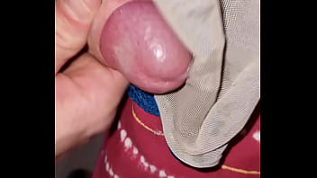 Cum on my wife pantie and play with a condom