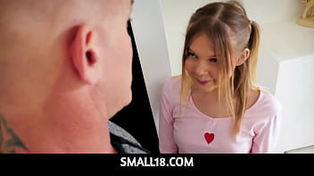 Small18 Lucky Stud Takes Good Care Of The Tight Teen Pussy Of His Bosses StepDaughter