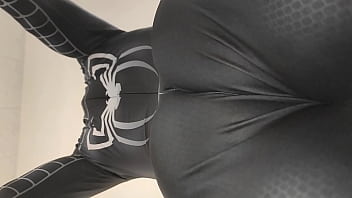 giant black spiderman sexy ass views